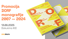 PROMOCIJA MONOGRAFIJE DORF FESTIVALA U DOKUKINU ZAGREB  najava